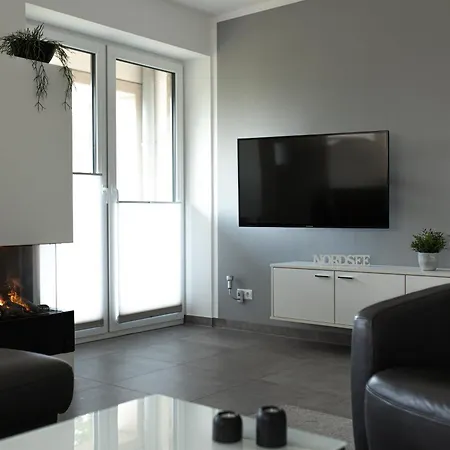 Watn Meerblick-nordseepark Dangast, 2schlafzimmer,2baeder,kamin,parkplatz Apartament