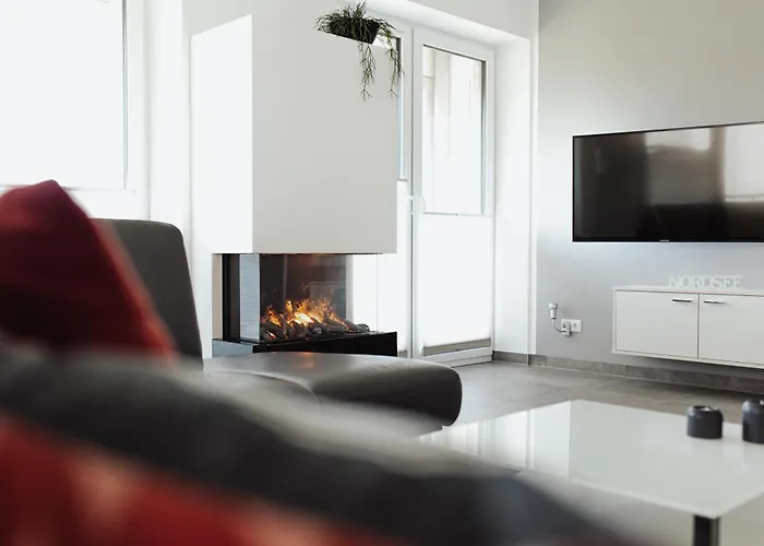 Watn Meerblick-nordseepark Dangast, 2schlafzimmer,2baeder,kamin,parkplatz Appartement Dangast