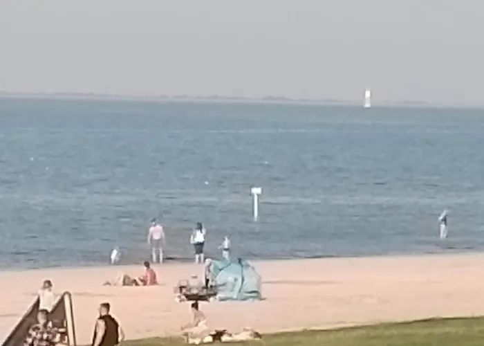 Watn Meerblick-nordseepark Dangast, 2schlafzimmer,2baeder,kamin,parkplatz Lägenhet Dangast
