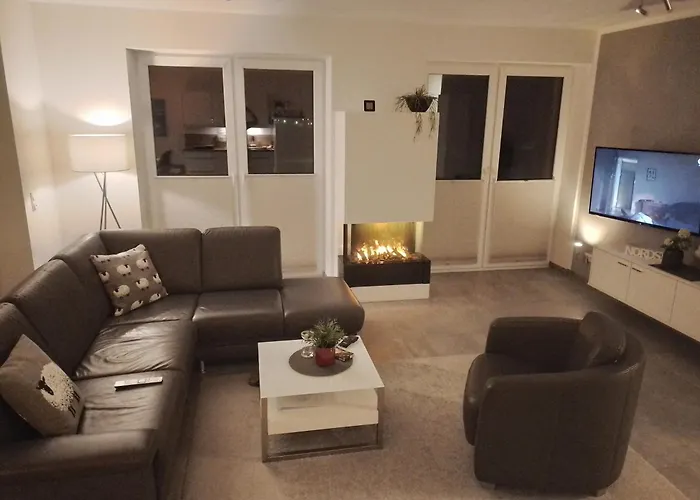 Watn Meerblick-nordseepark Dangast, 2schlafzimmer,2baeder,kamin,parkplatz Appartement *