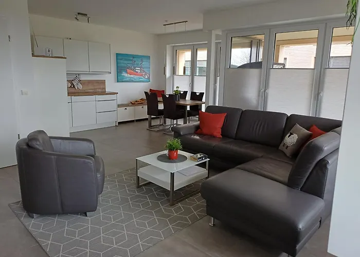 Watn Meerblick-nordseepark Dangast, 2schlafzimmer,2baeder,kamin,parkplatz Lägenhet Dangast